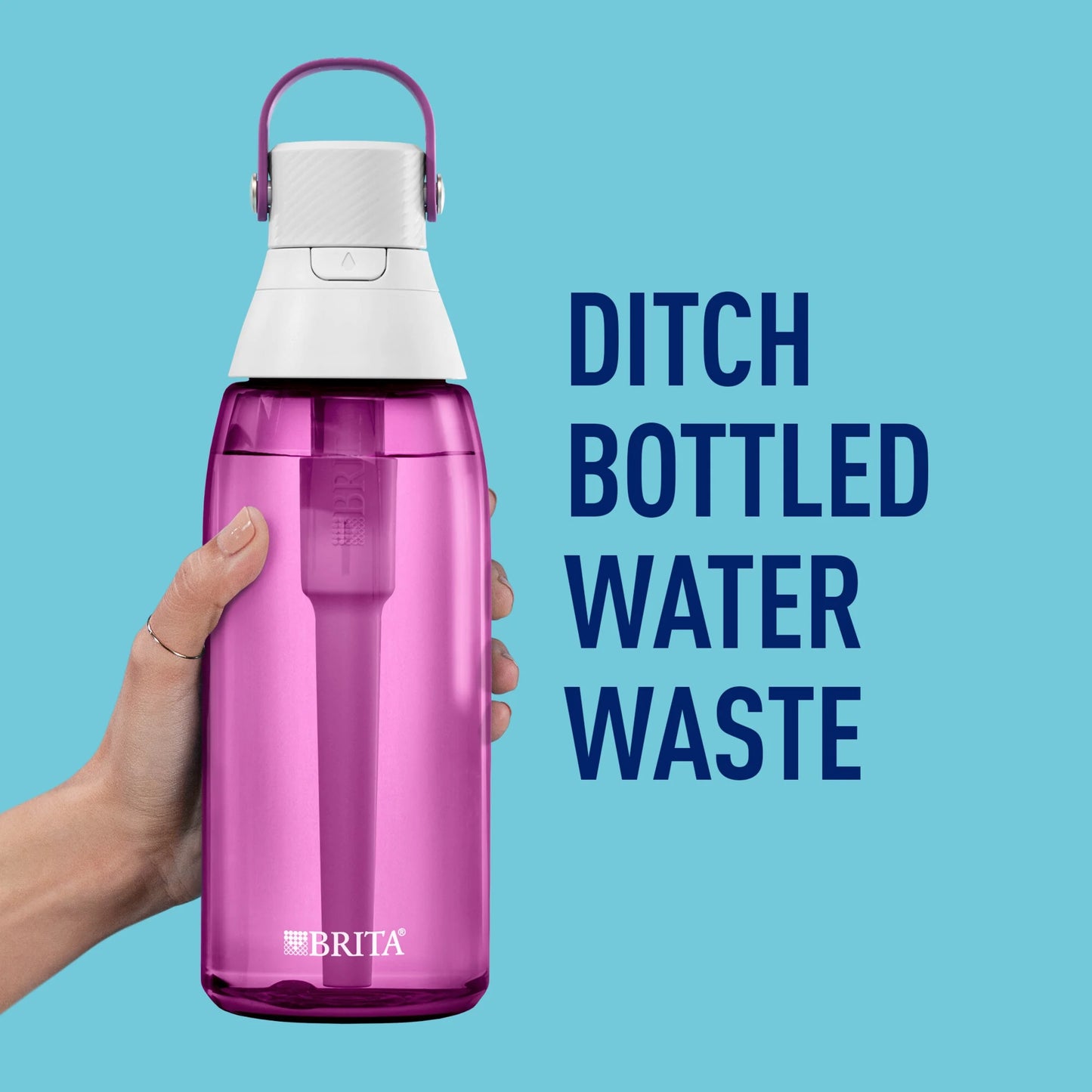 36 Oz Orchid Premium Leak Proof Filtered Water Bottle with Straw