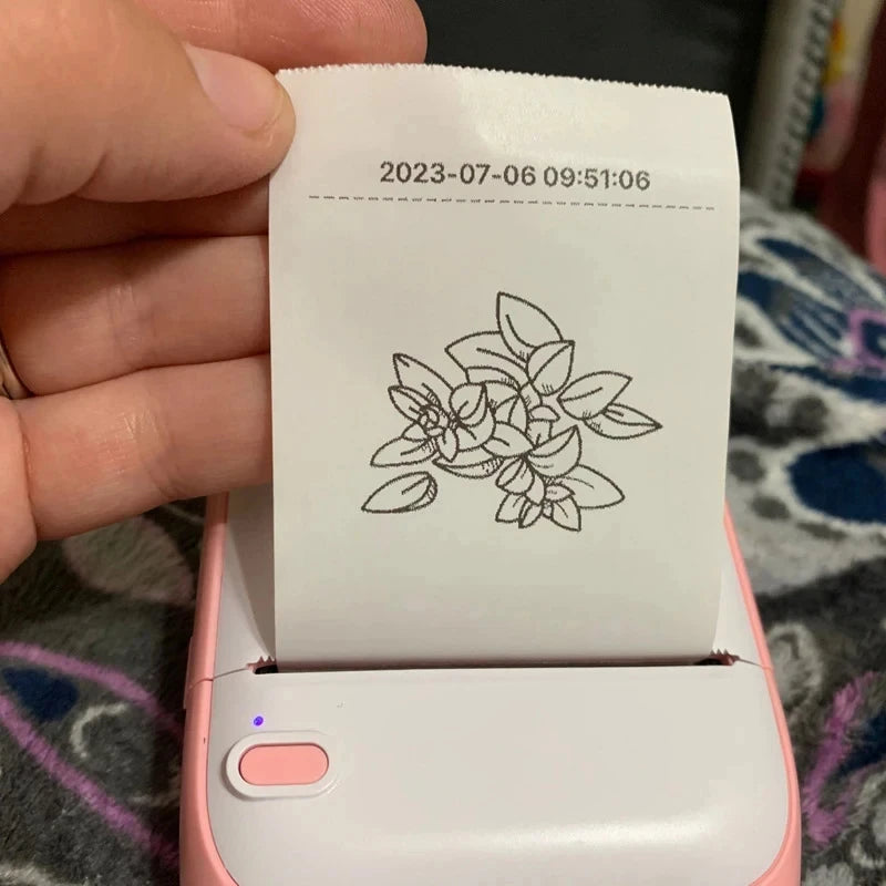 Print Camera Thermal Paper 57MM Rolls Self-Adhesive Sticker Paper Photo Paper for Mini Printer Kids Instant